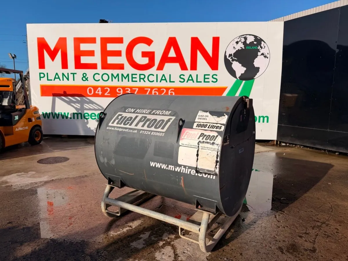 1000 LITRE FUEL PROOF BUNDED BOWSER ...464d - Image 1