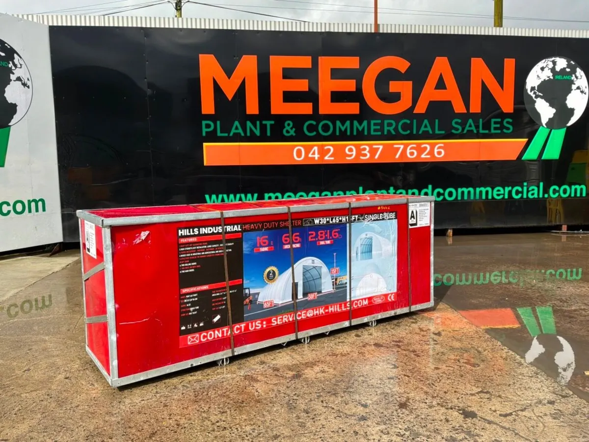 UNUSED 65ft x 30ft DOME STORAGE SHELTER...544d. - Image 1