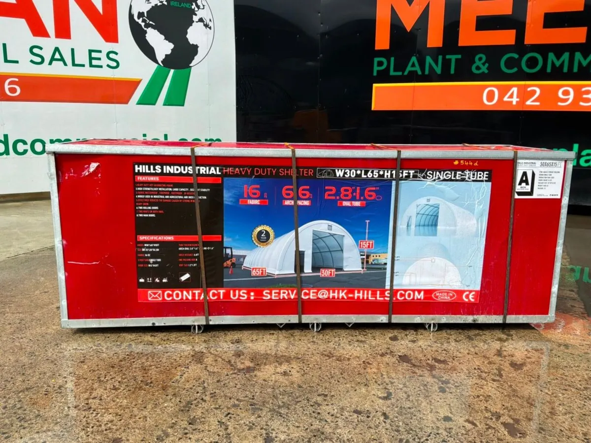 UNUSED 65ft x 30ft DOME STORAGE SHELTER...544d. - Image 2