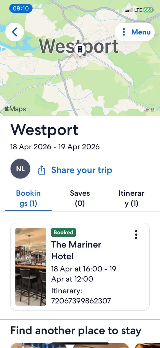 Hotel room Westport marathon