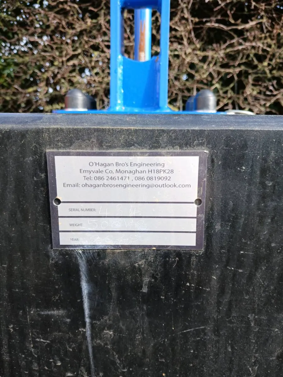 O Hagan Weight block & TM roof skin - Image 3