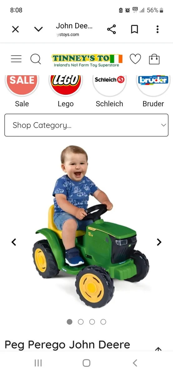 John Deere Mini Tractor 6V Ride On - Image 1