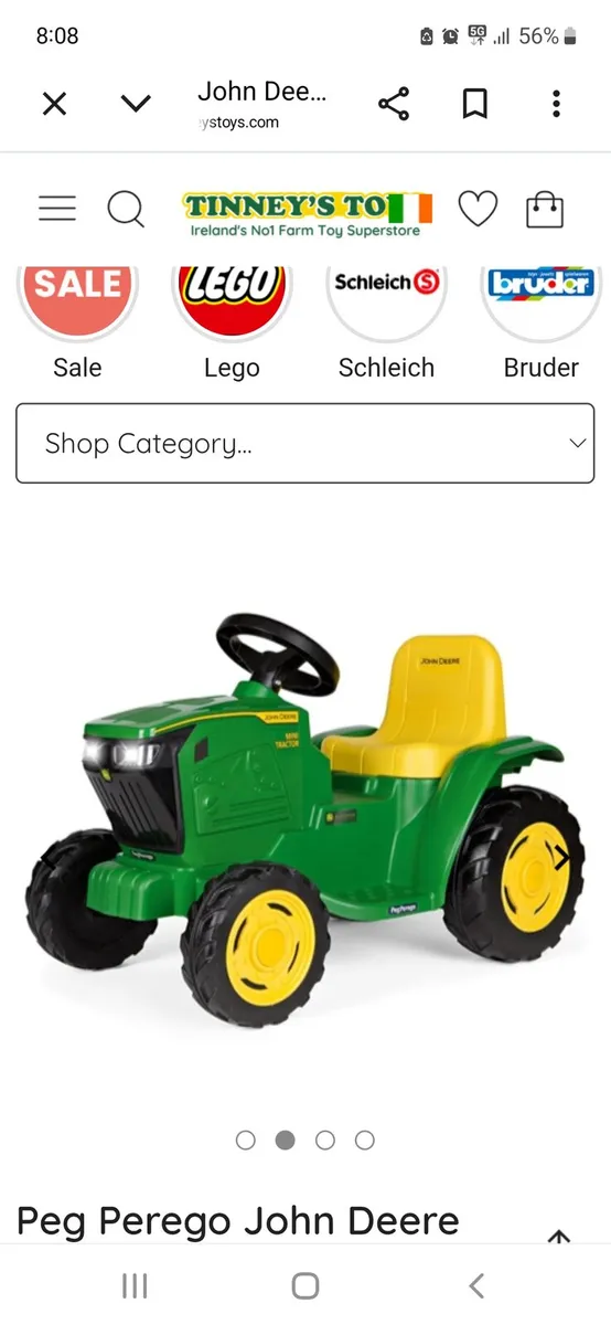 John Deere Mini Tractor 6V Ride On - Image 3