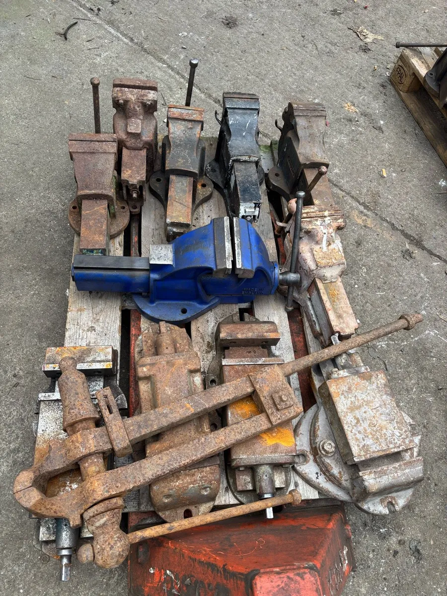 12 VICES  FREE DELIVERY. ON PALLET - Image 2