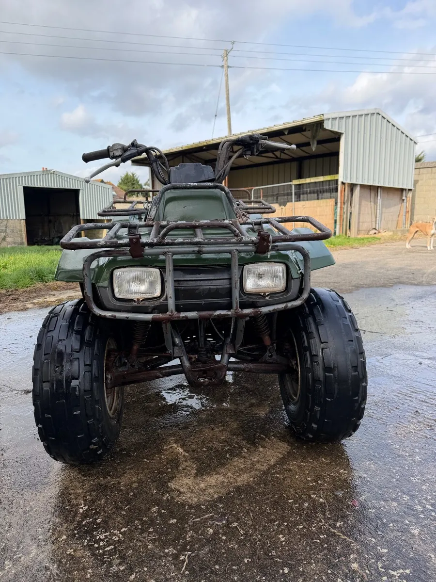 Kawasaki 220 farm quad - Image 2