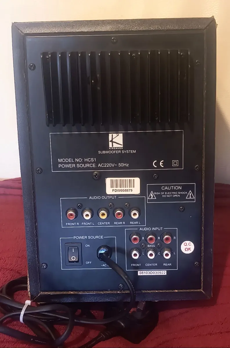 Home theater system active subwoofer 5.1 - Image 3