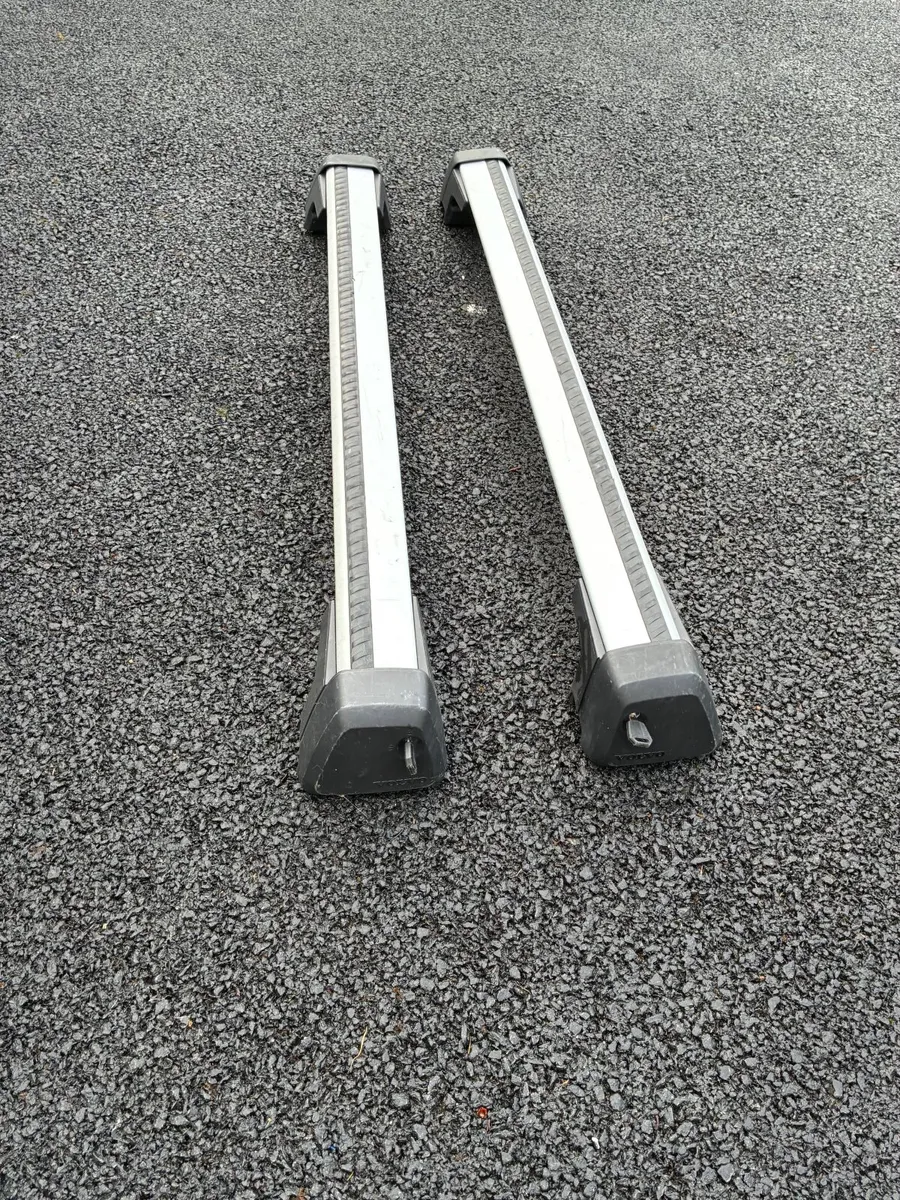 Volvo OEM roof cross bars. - Image 1