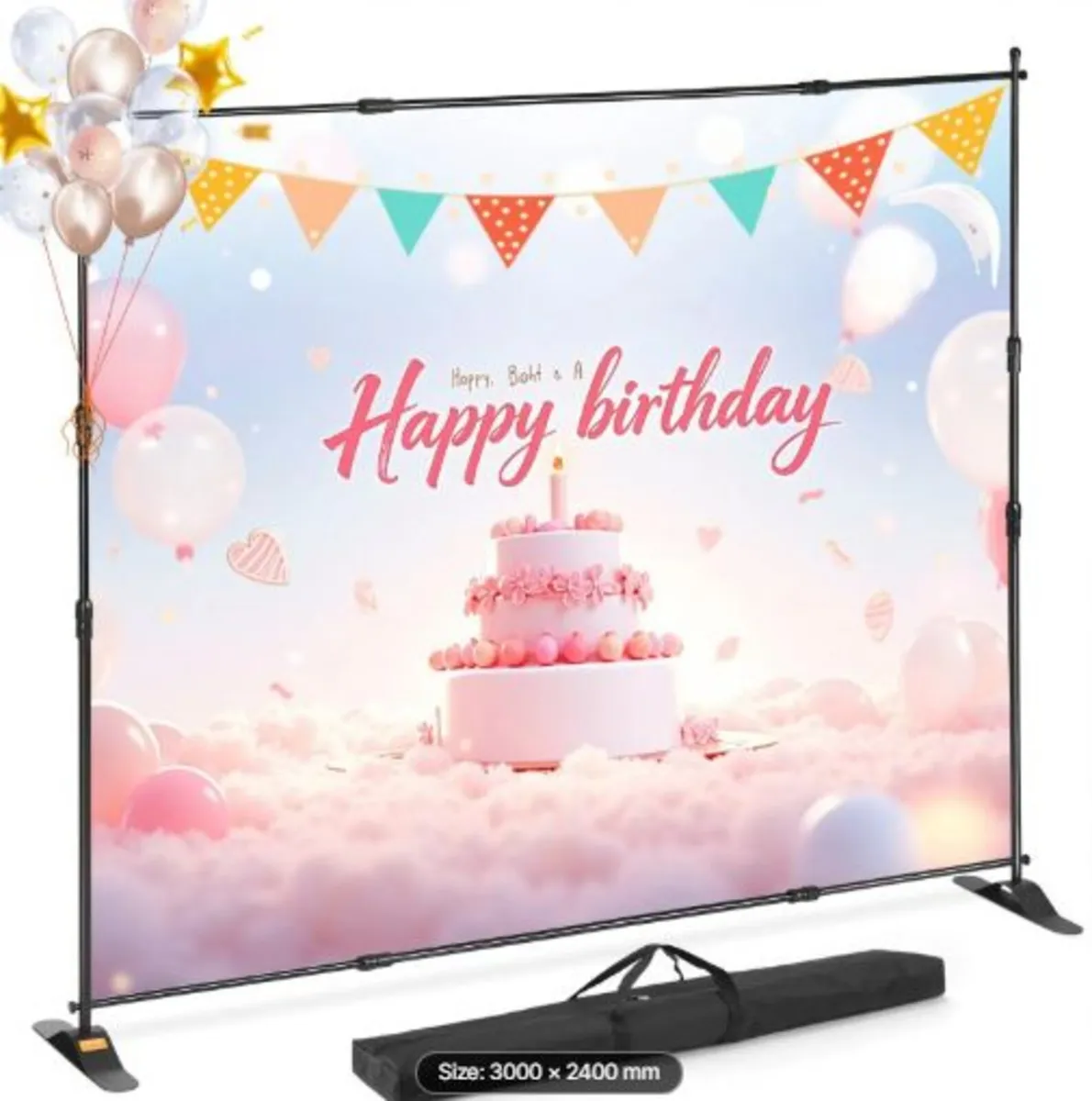 Step and Repeat 243.8 x 243.8 cm - 304.8 x 243.8 - Image 1