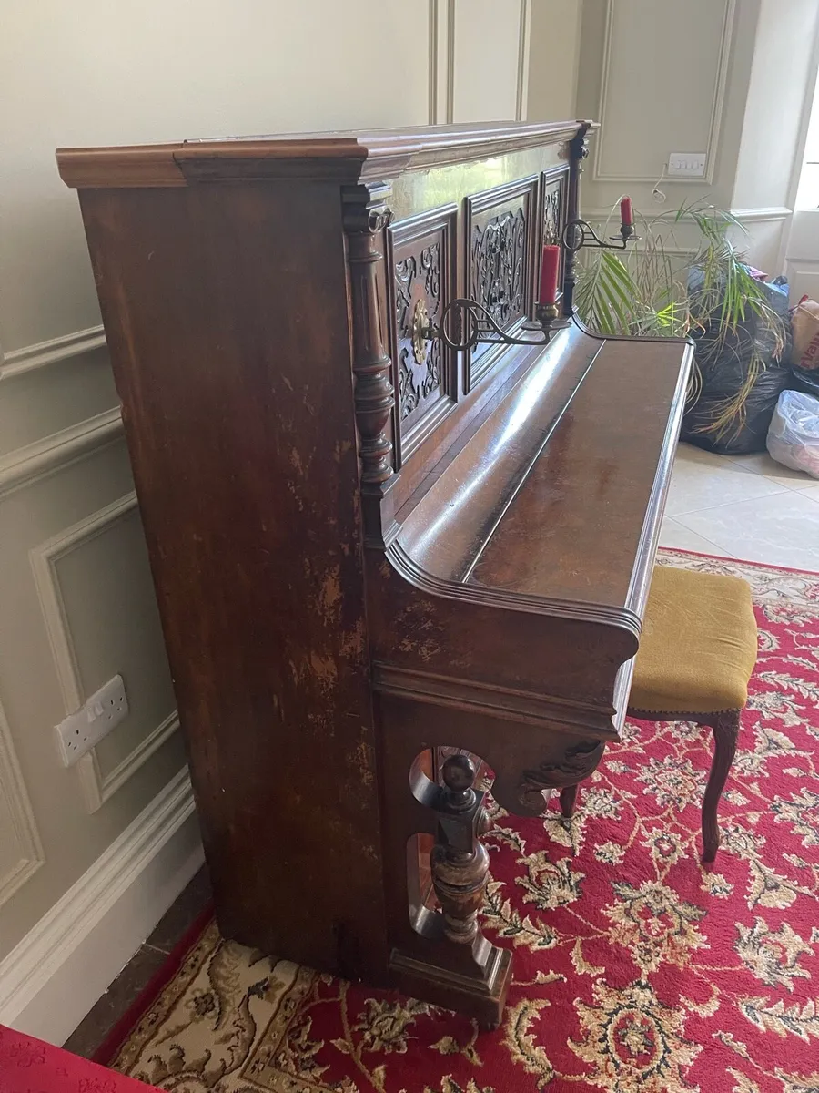 Antique Piano Upright - Image 4