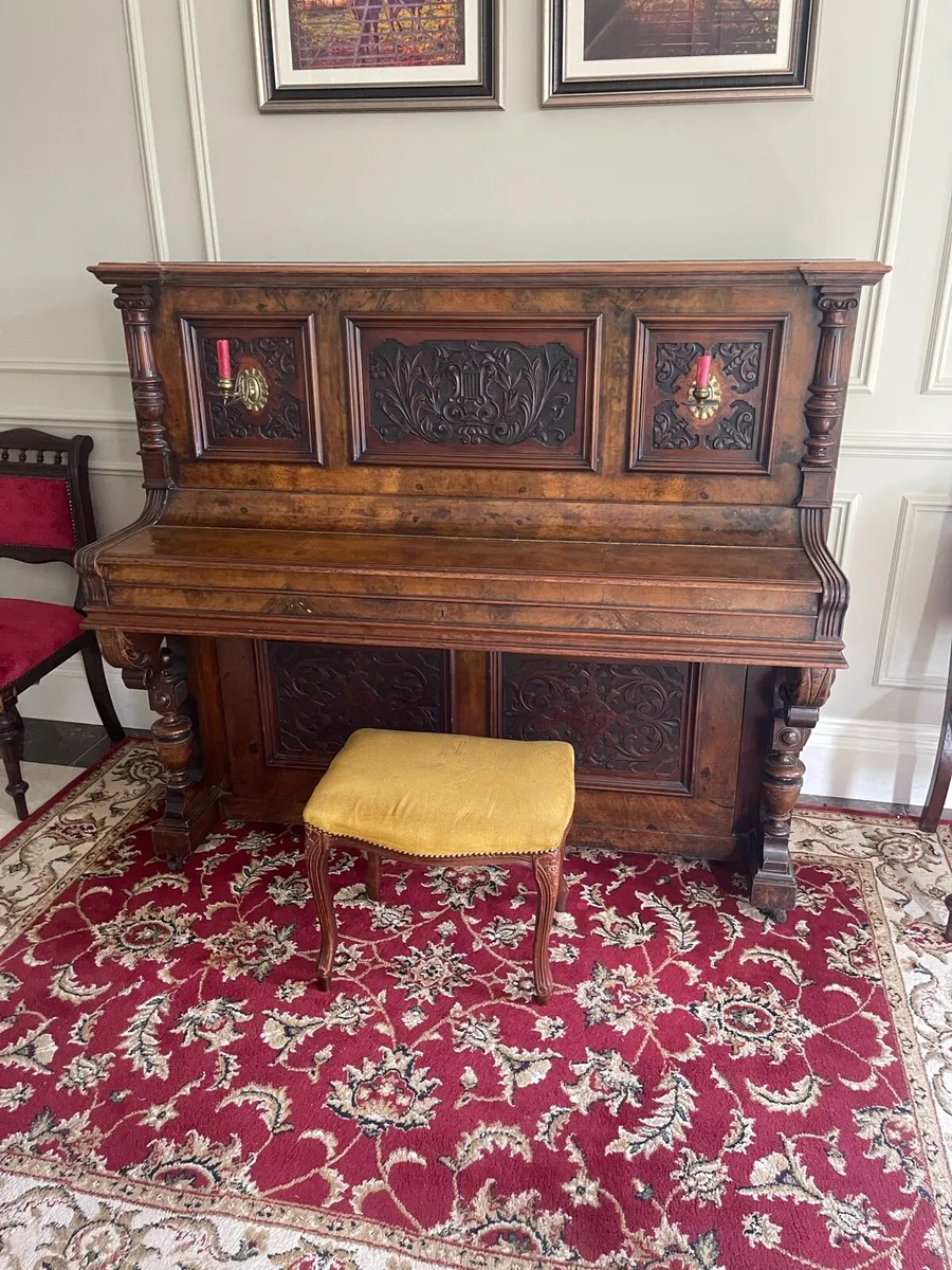 Antique Piano Upright - Image 2