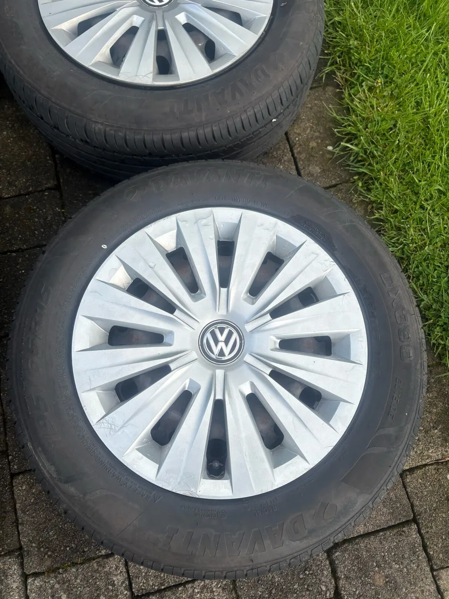 Vw steel rims 5x112 golf - Image 1