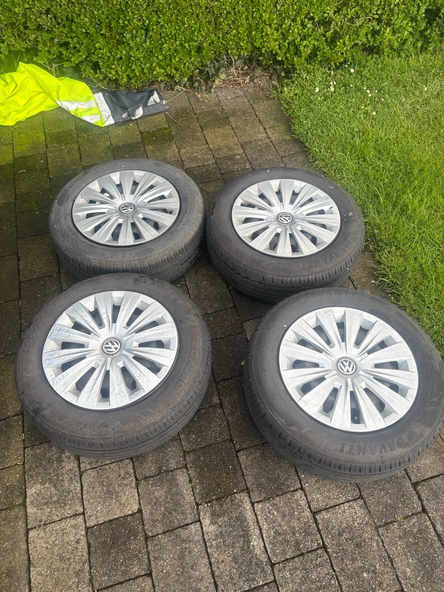 Vw steel rims 5x112 golf - Image 2