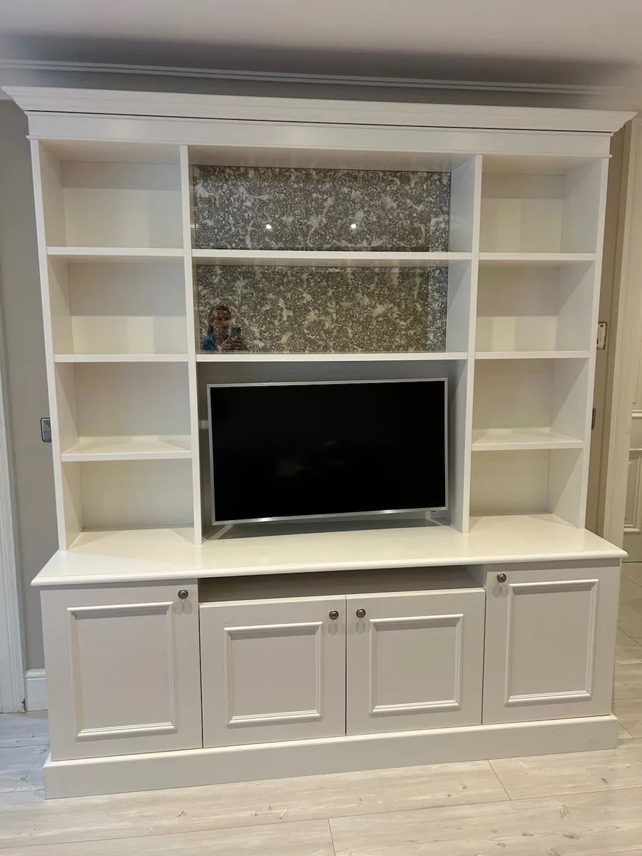 TV Cabinet with shelving and cupboards - Image 1