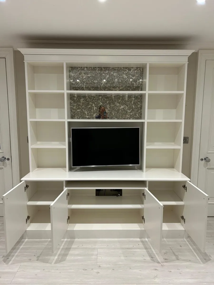 TV Cabinet with shelving and cupboards - Image 3