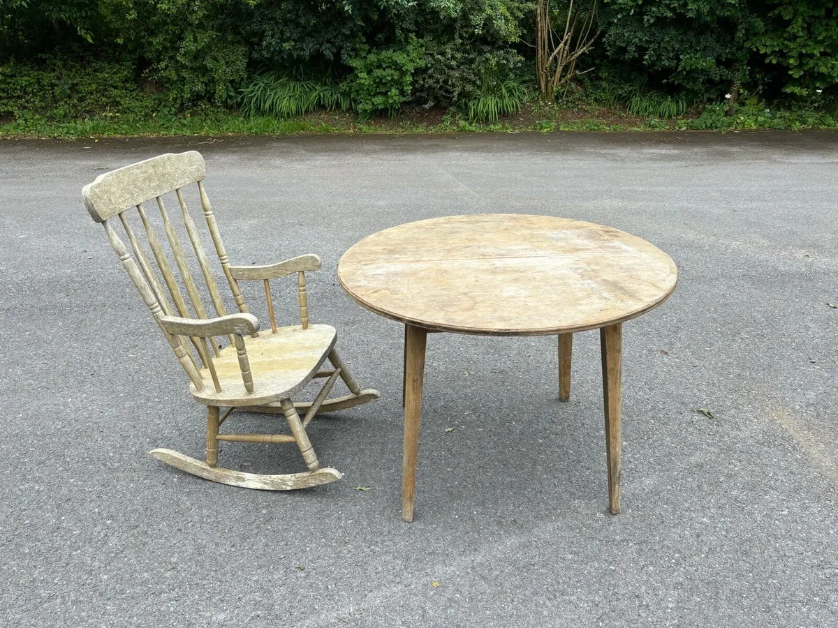 Rocking chair solid wood - Image 1