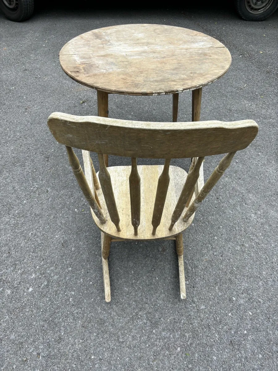 Rocking chair solid wood - Image 3