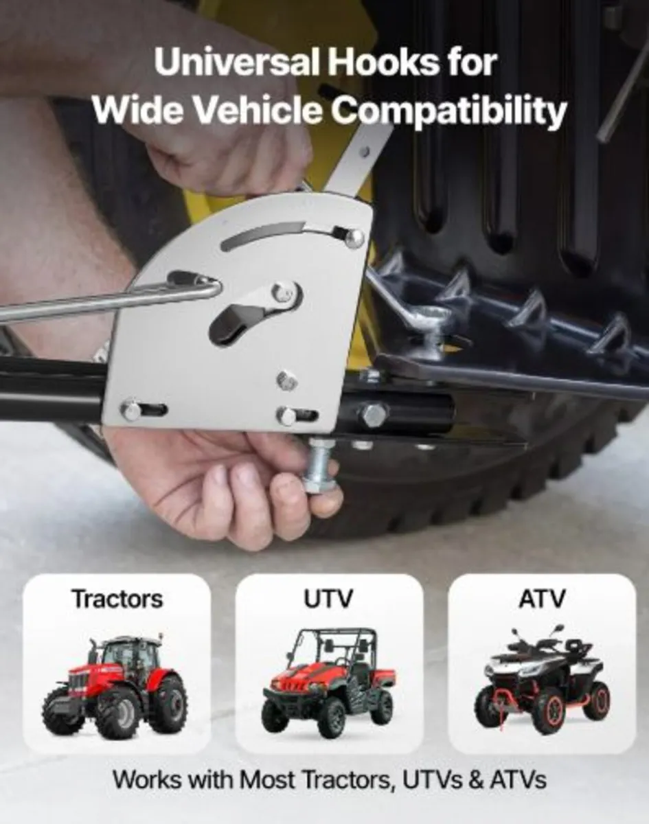 Tow Behind Lawn Spreader with Aeration Spikes, - Image 4