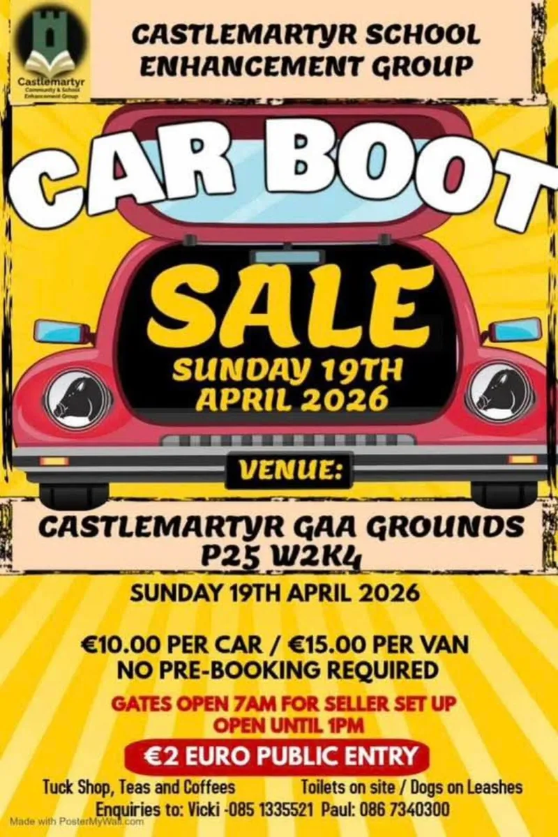 Castlemartyr carboot sale