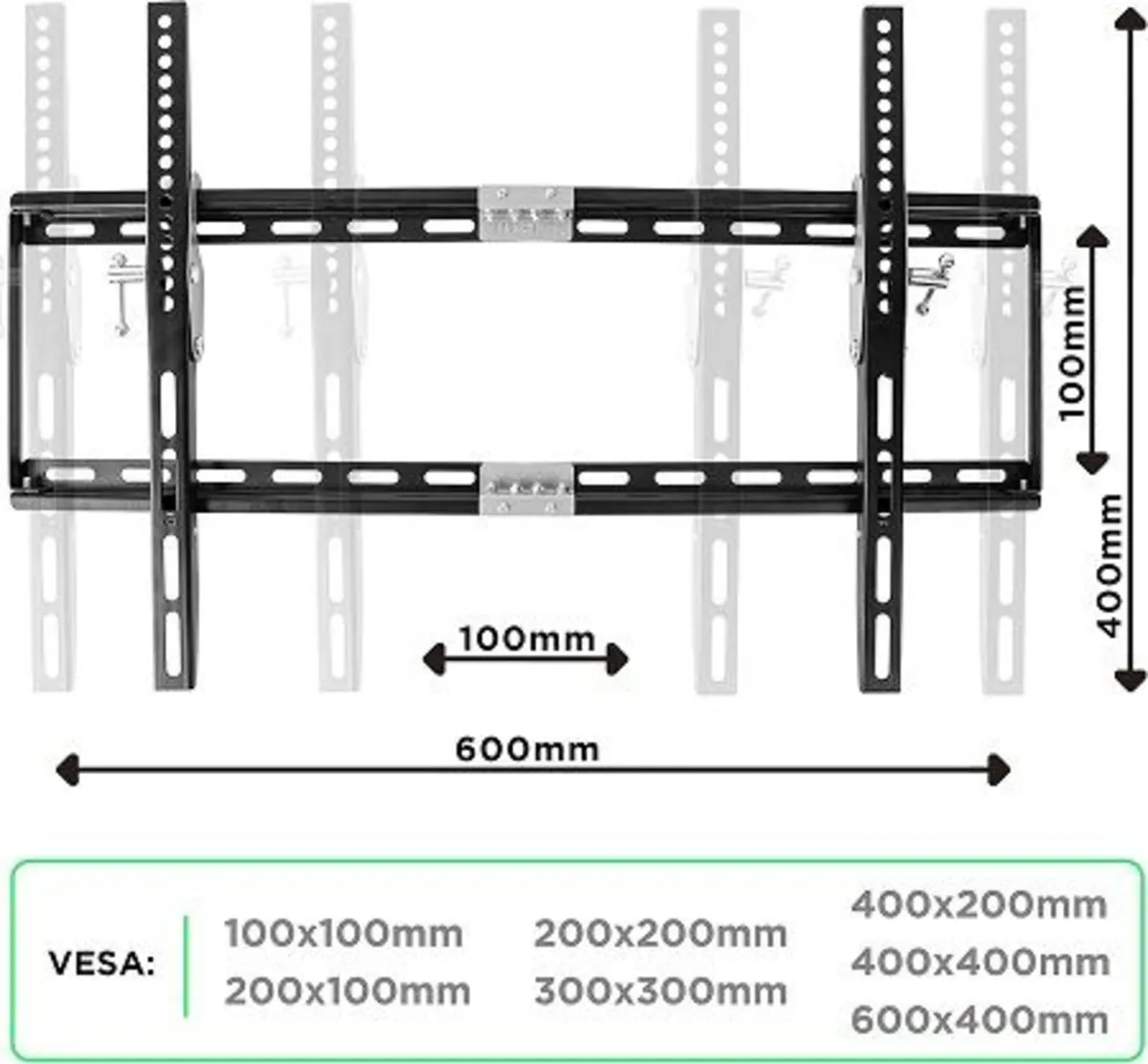 TV Wall Bracket for 33-60 Inch / VESA, Up to 40kg - Image 4