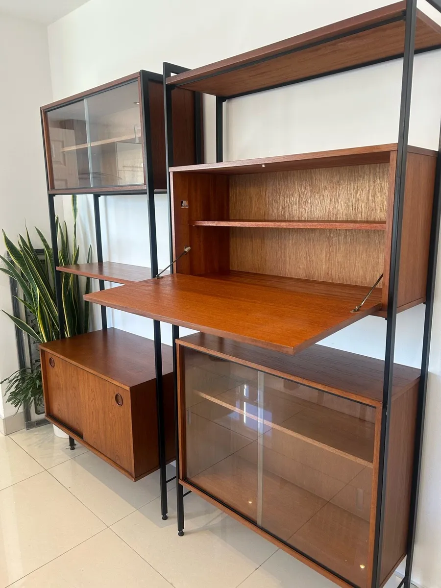 Mid century Avalon ladderax shelving bays x2 - Image 2