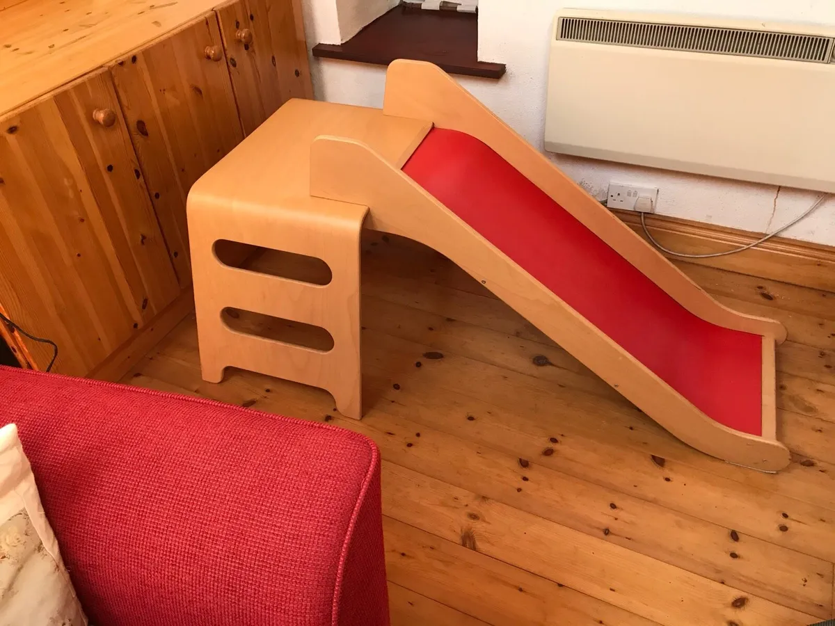 Slide wooden toy