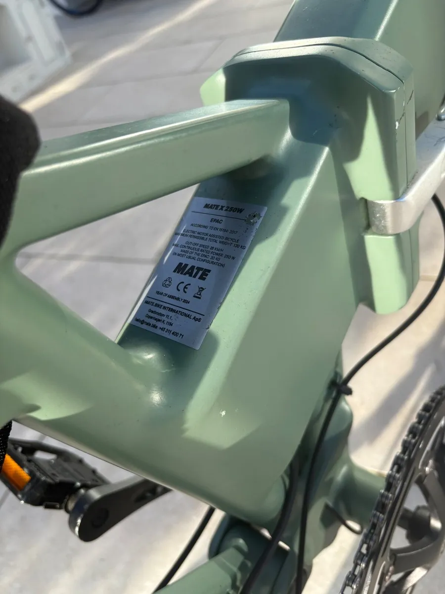 MATE X CARGO  | FAT TYRE ELECTRIC BIKE | 250W MOTO - Image 2