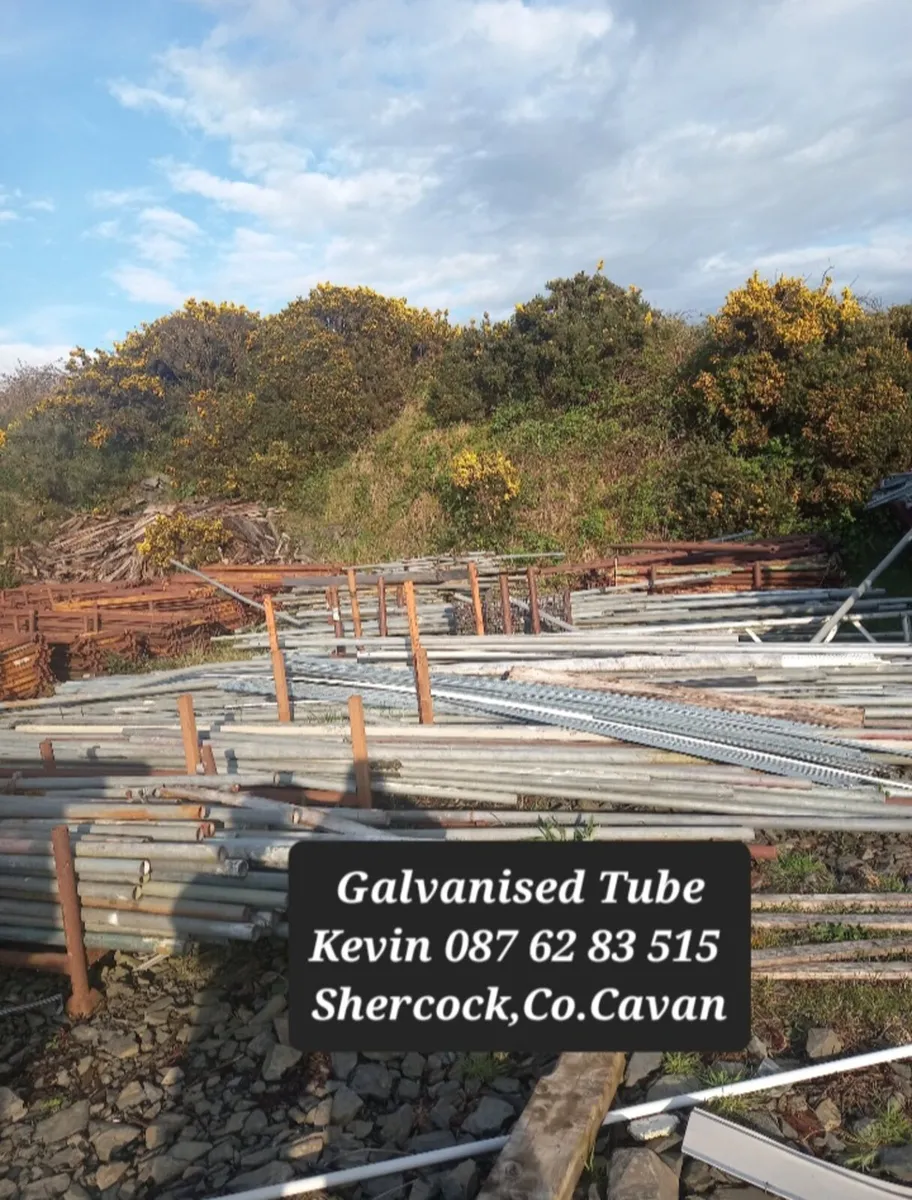 Galvanised pipe 80c p/foot - Image 1