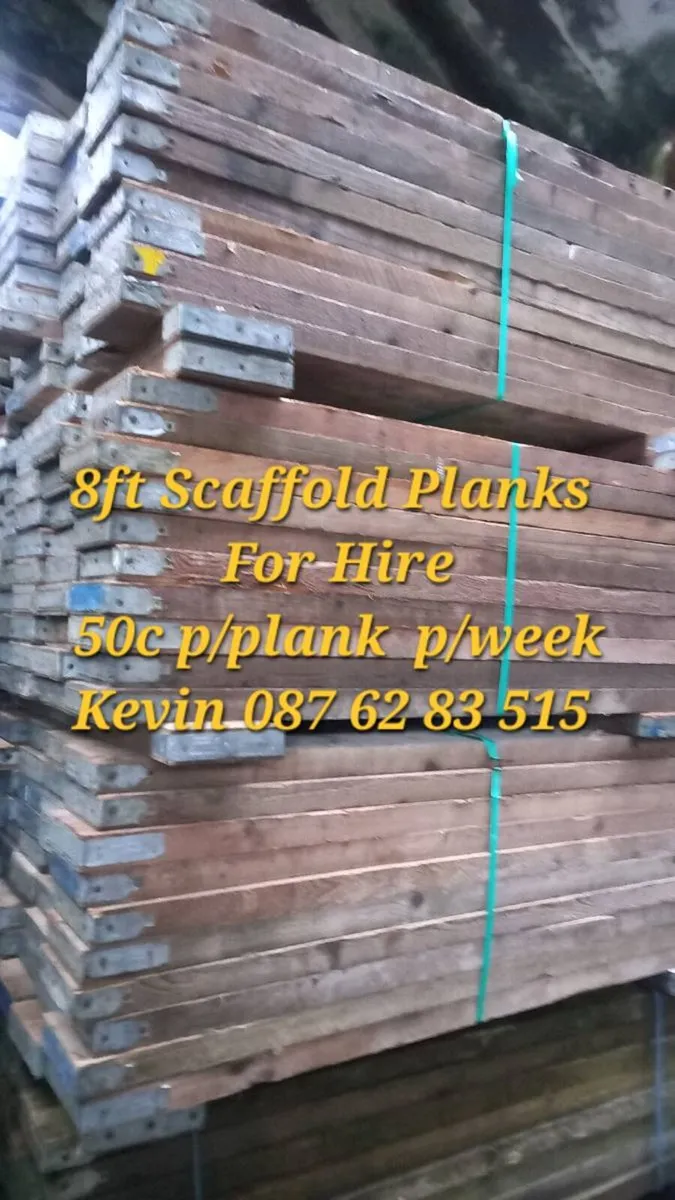Planks for hire 50ceach per week - Image 1