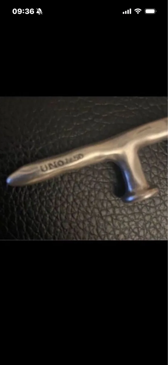 Large “F” Initial on Silver Chain - Image 3