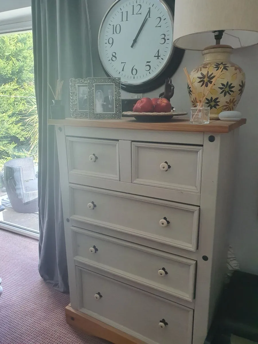 Rustic Farmhouse Style Chest of Drawers - Image 1