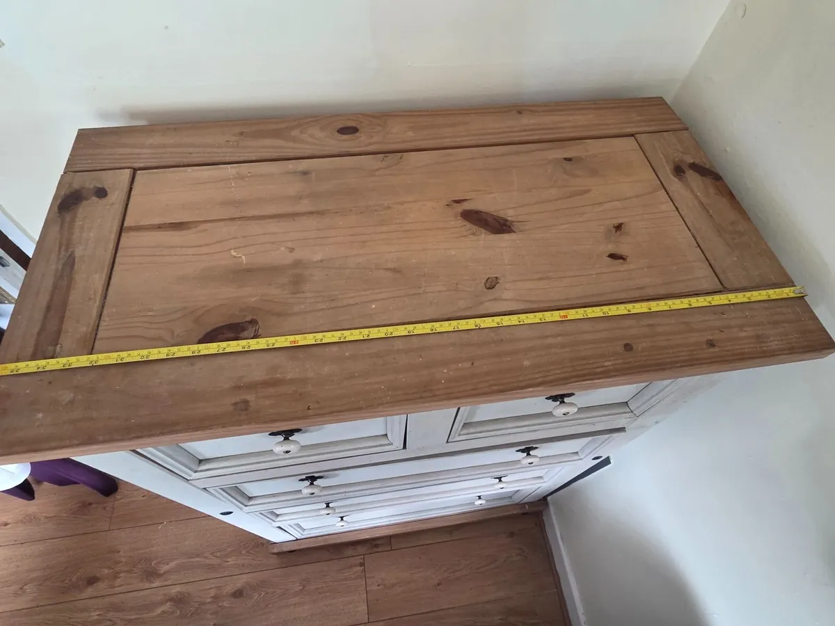 Rustic Farmhouse Style Chest of Drawers - Image 2