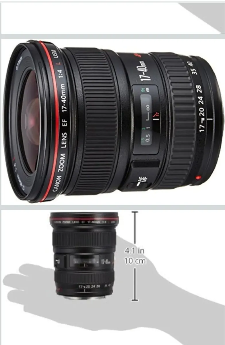 Canon L Lens Kit – 17-40mm + 24-105mm – €500 - Image 2
