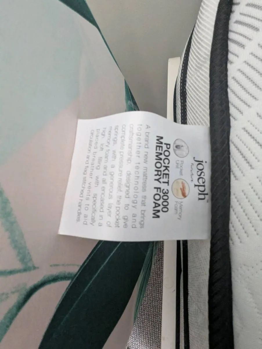 As new 2 single mattresses zip link. ex frames - Image 2