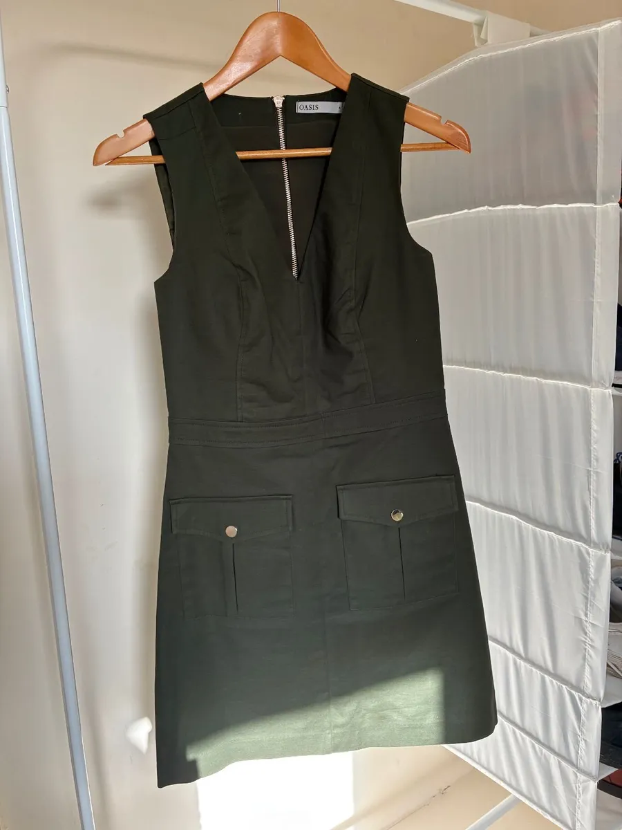Khaki Green Dress - Image 1