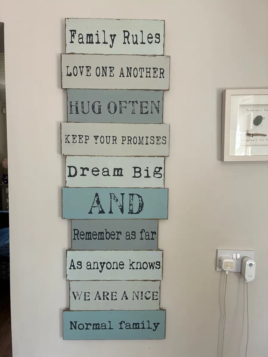 Wall Sign Decorative - Image 1