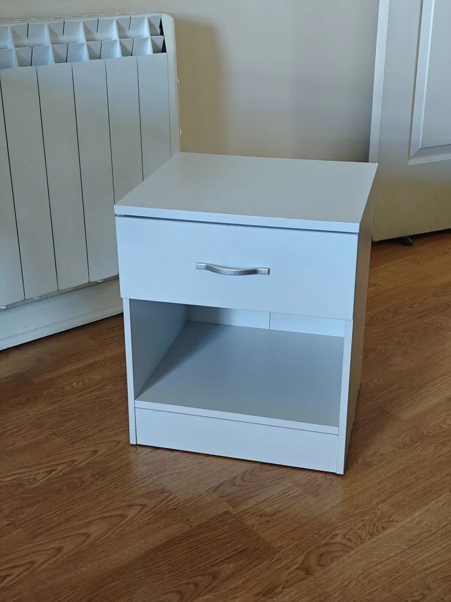White Bedside Table - Image 1