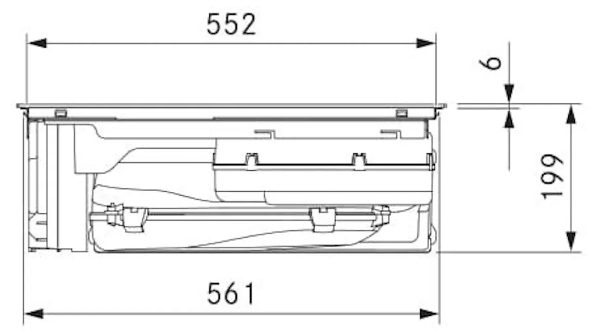 BORA E60N  60cm Recirculation Induction Down Draft - Image 3