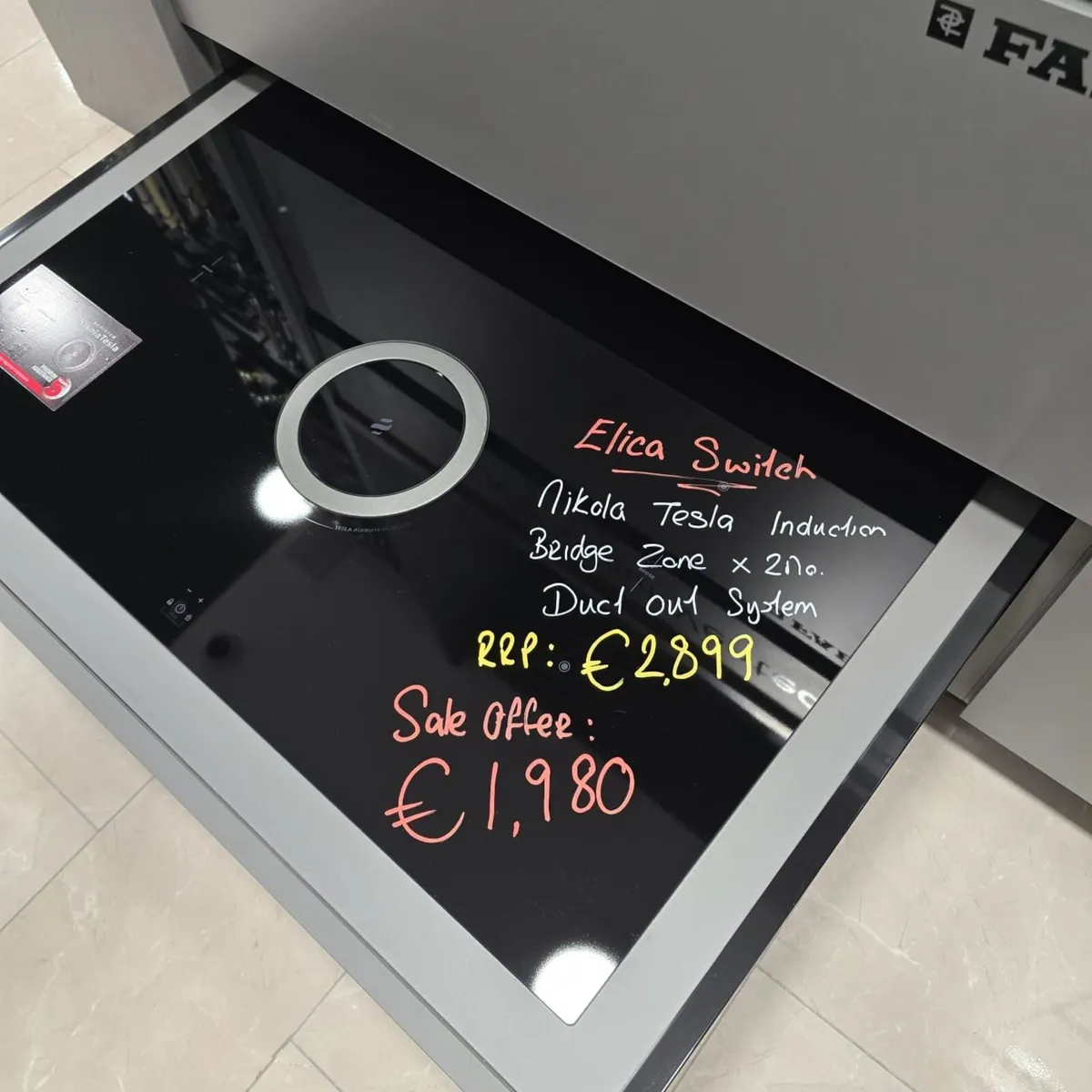 Elica Switch Nikola Tesla Induction Down Draft - Image 2