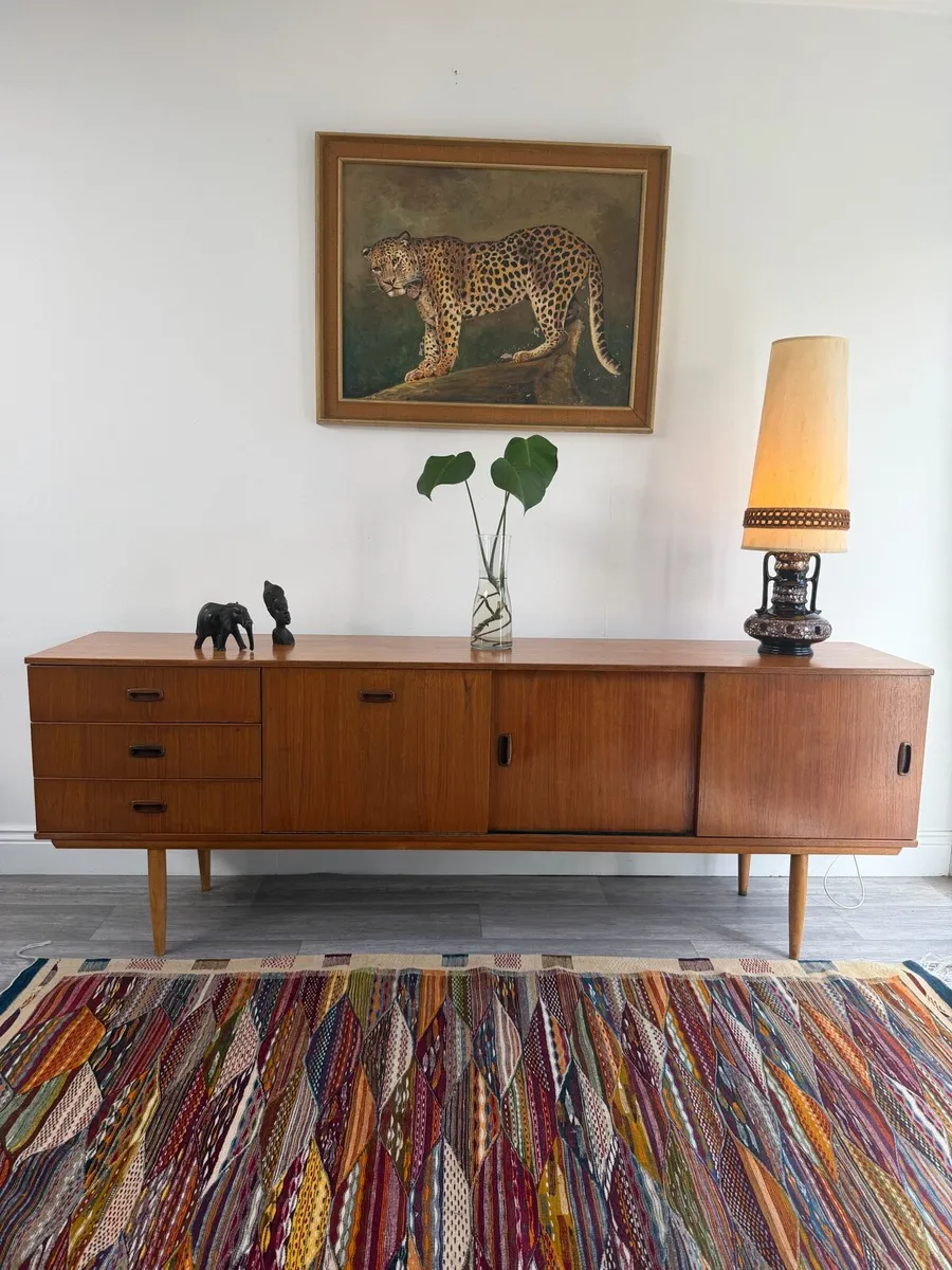 Long Mid Century Sideboard - Image 1