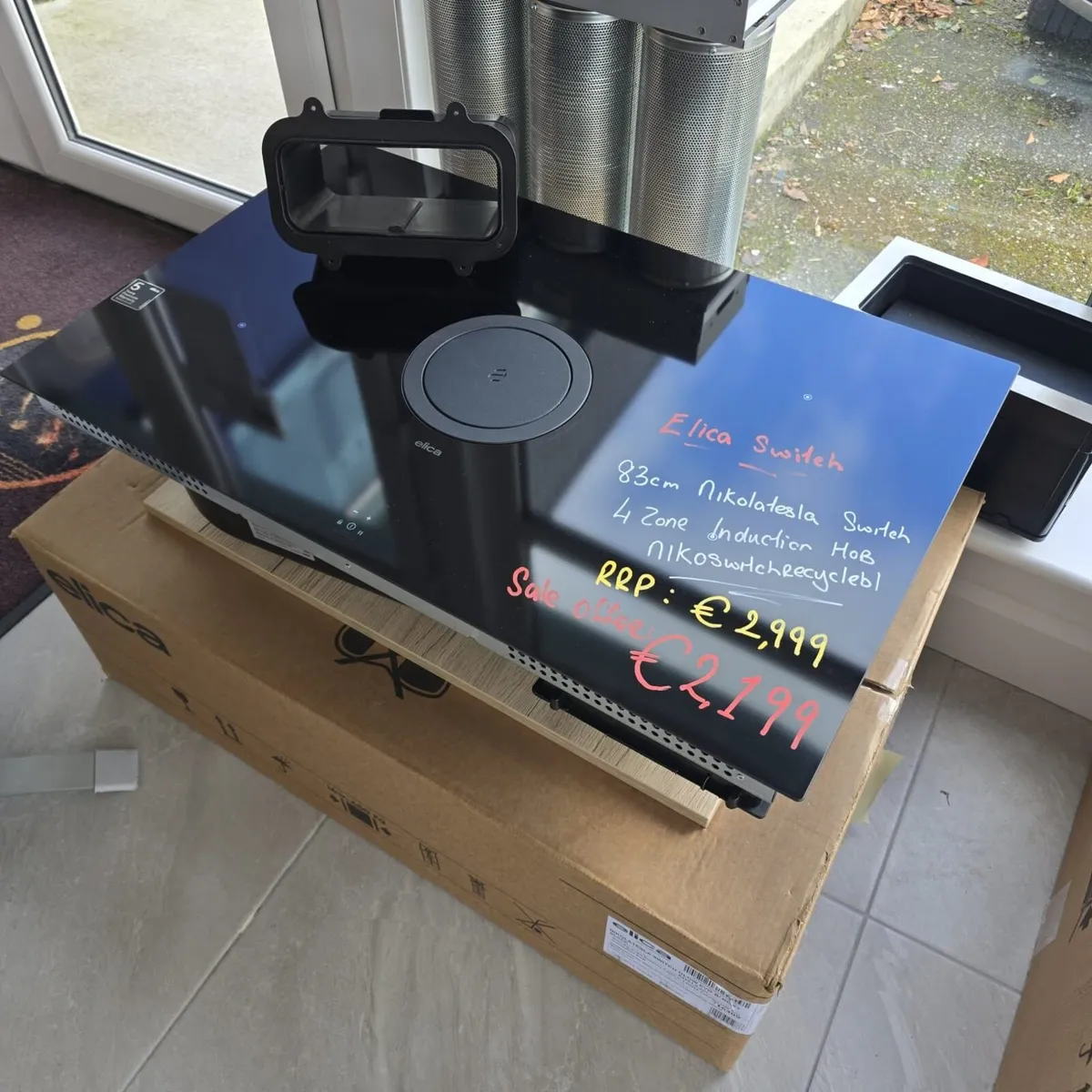 Elica NikolaTesla Switch Glow 83cm Hob - Image 1