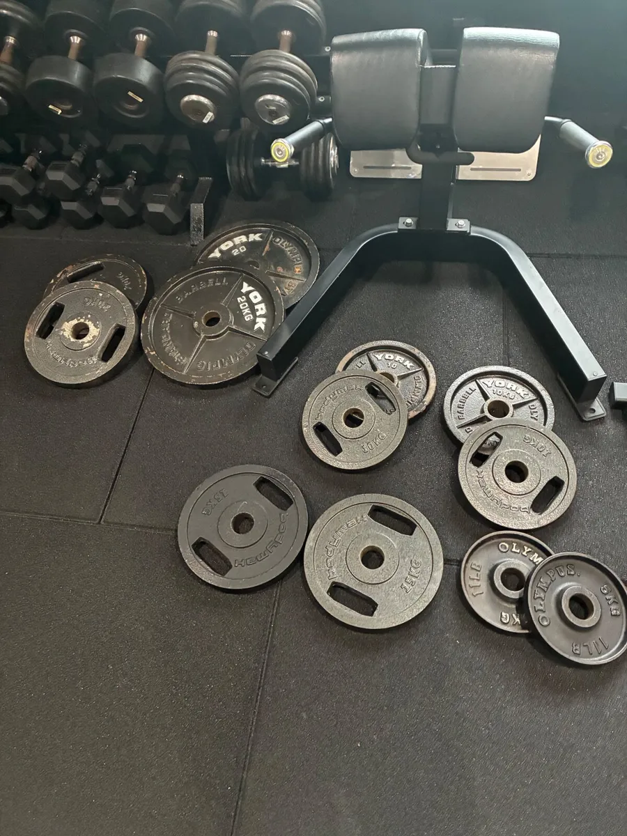 160kg cast iron Weight plates - Image 1