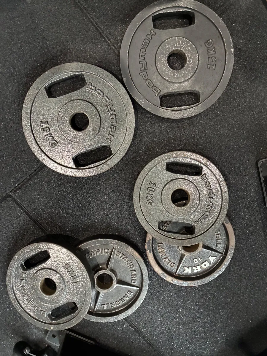 160kg cast iron Weight plates - Image 3