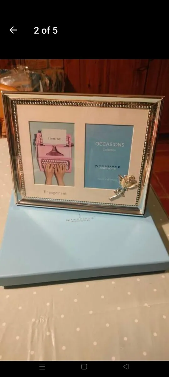 Newbridge double Engagement frame. New in box. Unw - Image 2