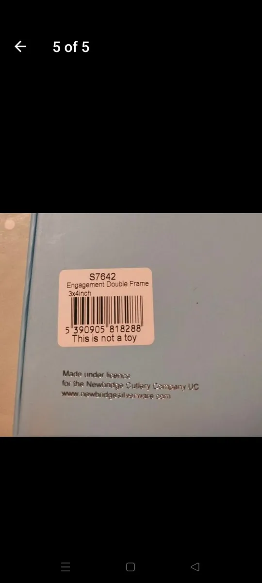 Newbridge double Engagement frame. New in box. Unw - Image 4