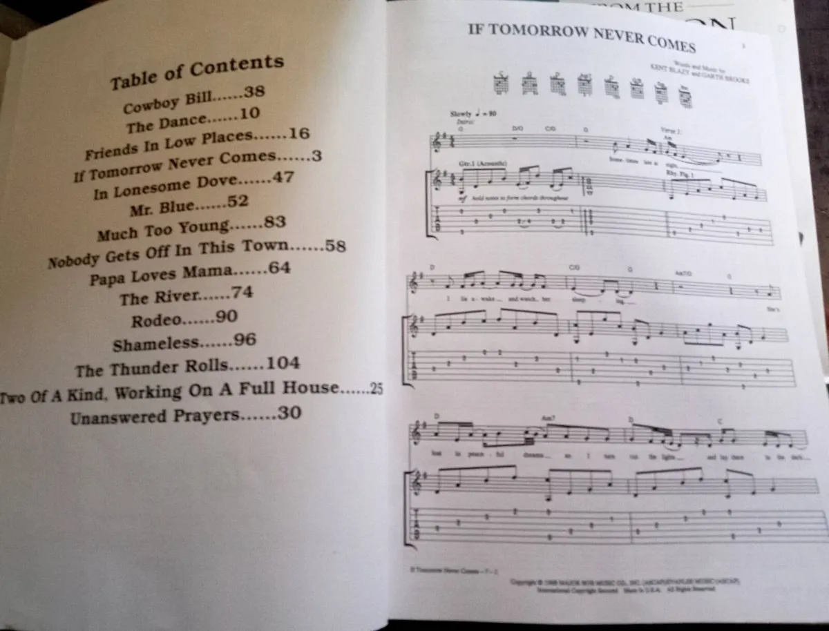 Garth Brooks Sheet Music Book - Image 2