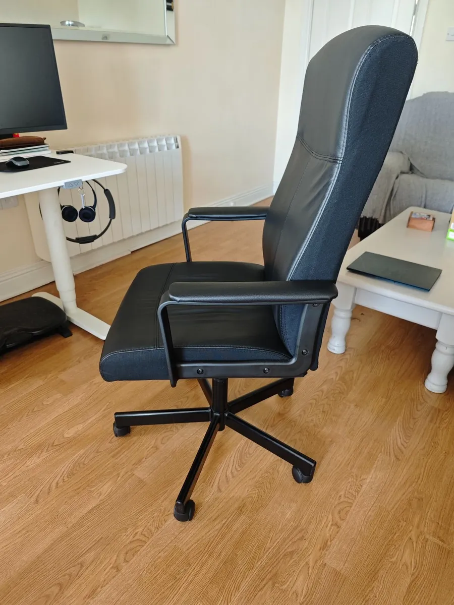 IKEA Black Office Chair - Image 1