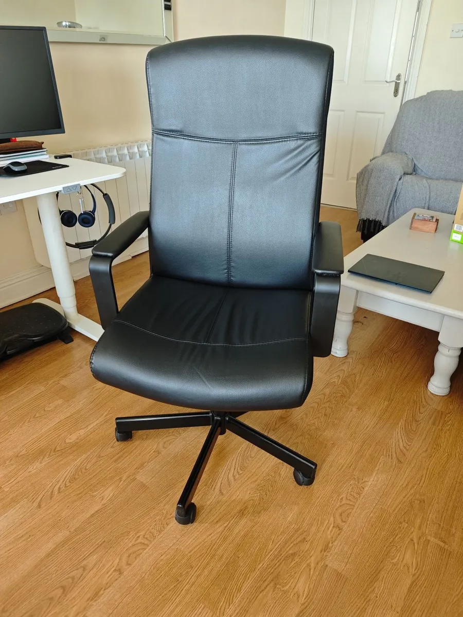 IKEA Black Office Chair - Image 2