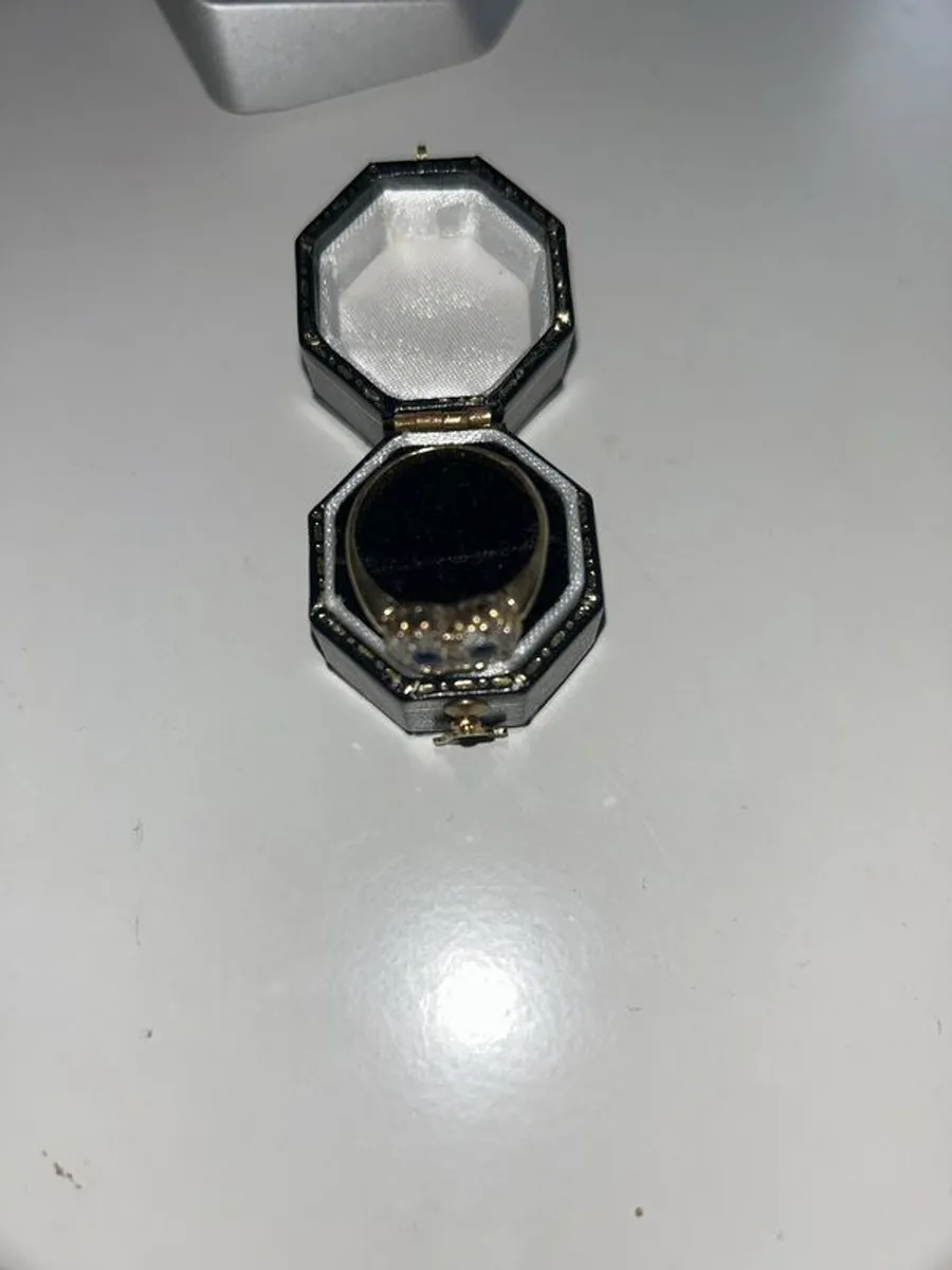 sapphires and diamond ring - Image 2