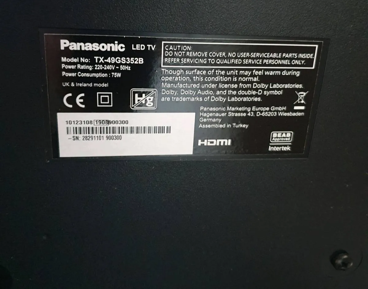 Panasonic Led HD TV - Image 4