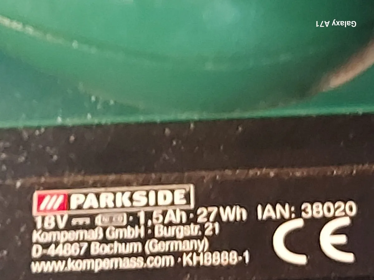 Parkside Battery Operated Car Polisher in excellen - Image 3